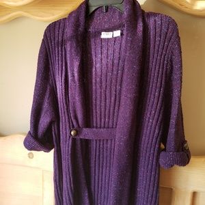 Cato Cardigan Half Sleeve Large Buttons 18/20W